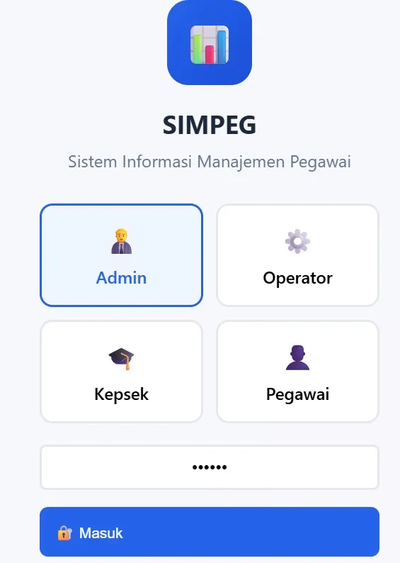 🌐 SIMPEG – Sistem Informasi Manajemen Pegawai Modern Terintegrasi Google Sheets